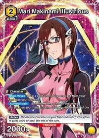 Mari Makinami Illustrious (R*) - UE15ST: Evangelion: New Theatrical Edition Starter Deck - Union Arena card