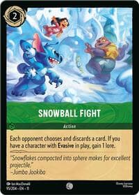 Snowball Fight - Winterspell - Disney Lorcana card
