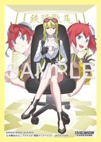 Digimon Card Game Official Sleeves - Digimon Story Cyber Sleuth (Kyoko with Takumi, Ami) (60-Pack) - Bandai Card Sleeves - Card Sleeves card