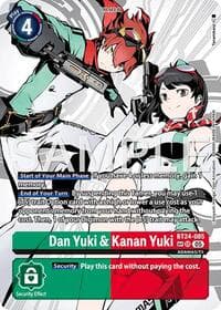 Dan Yuki & Kanan Yuki (SP) - Time Stranger - Digimon Card Game card