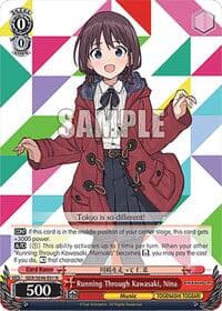 Running Through Kawasaki, Nina - Girls Band Cry Premium Booster - Weiss Schwarz card