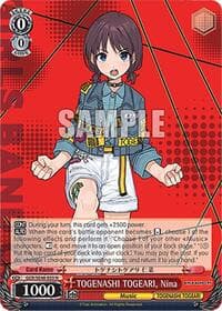 TOGENASHI TOGEARI, Nina - Girls Band Cry Premium Booster - Weiss Schwarz card