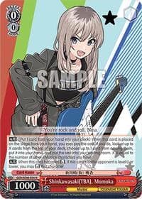 Shinkawasaki(TBA), Momoka - Girls Band Cry Premium Booster - Weiss Schwarz card
