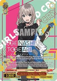 (Undecided Band Name), Momoka (GBCR) - Girls Band Cry Premium Booster - Weiss Schwarz card