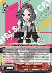 Undine? Tomo - Girls Band Cry Premium Booster - Weiss Schwarz card