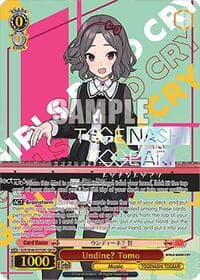 Undine? Tomo (GBCR) - Girls Band Cry Premium Booster - Weiss Schwarz card