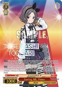 Baring All, Tomo (GBCR) - Girls Band Cry Premium Booster - Weiss Schwarz card