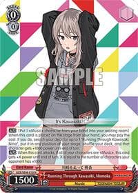 Running Through Kawasaki, Momoka - Girls Band Cry Premium Booster - Weiss Schwarz card