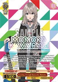 Running Through Kawasaki, Momoka (GBCR) - Girls Band Cry Premium Booster - Weiss Schwarz card