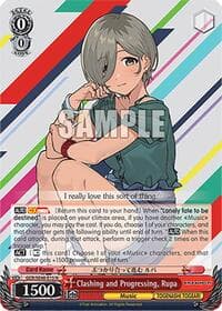 Clashing and Progressing, Rupa - Girls Band Cry Premium Booster - Weiss Schwarz card
