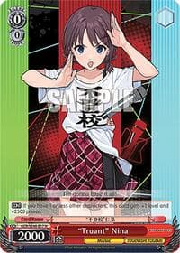 "Truant" Nina - Girls Band Cry Premium Booster - Weiss Schwarz card