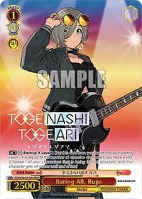 Baring All, Rupa (GBCR) - Girls Band Cry Premium Booster - Weiss Schwarz card
