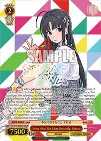 Doing What She Likes Seriously, Subaru (GBCR) - Girls Band Cry Premium Booster - Weiss Schwarz card