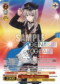 Baring All, Momoka (GBCR) - Girls Band Cry Premium Booster - Weiss Schwarz card