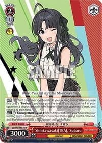 Shinkawasaki(TBA), Subaru - Girls Band Cry Premium Booster - Weiss Schwarz card