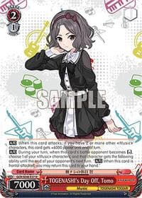 TOGENASHI's Day Off, Tomo - Girls Band Cry Premium Booster - Weiss Schwarz card