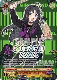 TOGENASHI TOGEARI, Subaru (GBCR) - Girls Band Cry Premium Booster - Weiss Schwarz card