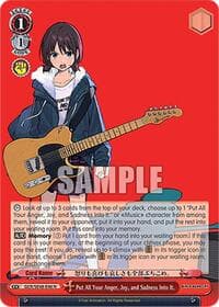 Put All Your Anger, Joy, and Sadness Into It. - Girls Band Cry Premium Booster - Weiss Schwarz card
