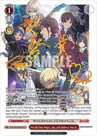 Put All Your Anger, Joy, and Sadness Into It. (SEC+) - Girls Band Cry Premium Booster - Weiss Schwarz card