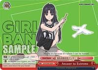 Answer to Extreme - Girls Band Cry Premium Booster - Weiss Schwarz card