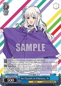 Ice Crystals in February, Ai - Girls Band Cry Premium Booster - Weiss Schwarz card