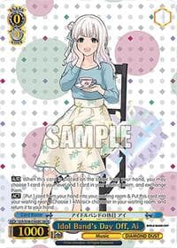 Idol Band's Day Off, Ai (GBCR) - Girls Band Cry Premium Booster - Weiss Schwarz card
