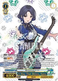 A Way That Shines, Nana (GBCR) - Girls Band Cry Premium Booster - Weiss Schwarz card