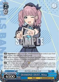 DIAMOND DUST, Hina - Girls Band Cry Premium Booster - Weiss Schwarz card