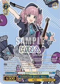 DIAMOND DUST, Hina (GBCR) - Girls Band Cry Premium Booster - Weiss Schwarz card