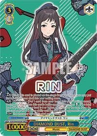 DIAMOND DUST, Rin (GBCR) - Girls Band Cry Premium Booster - Weiss Schwarz card