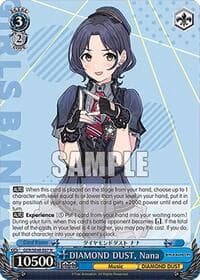 DIAMOND DUST, Nana - Girls Band Cry Premium Booster - Weiss Schwarz card