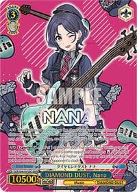DIAMOND DUST, Nana (GBCR) - Girls Band Cry Premium Booster - Weiss Schwarz card