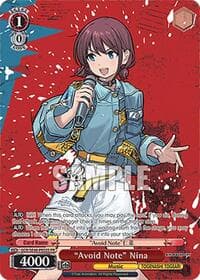 Band for Life, Nina - Girls Band Cry Premium Booster - Weiss Schwarz card