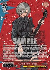 Band for Life, Rupa - Girls Band Cry Premium Booster - Weiss Schwarz card