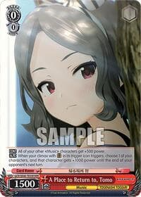 A Place to Return to, Tomo (RRR) - Girls Band Cry Premium Booster - Weiss Schwarz card