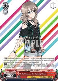 To the Witnesses of Their Beginning, Momoka (RRR) - Girls Band Cry Premium Booster - Weiss Schwarz card