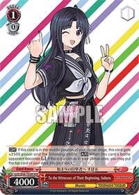 To the Witnesses of Their Beginning, Subaru (RRR) - Girls Band Cry Premium Booster - Weiss Schwarz card