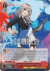Lights of the Starting Battle, Momoka (RRR) - Girls Band Cry Premium Booster - Weiss Schwarz card