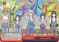 Wrong World (RRR) - Girls Band Cry Premium Booster - Weiss Schwarz card