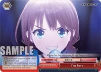I'm here - Girls Band Cry Premium Booster - Weiss Schwarz card