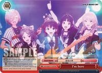I'm here (RRR) - Girls Band Cry Premium Booster - Weiss Schwarz card