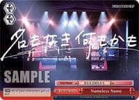 Nameless Name - Girls Band Cry Premium Booster - Weiss Schwarz card