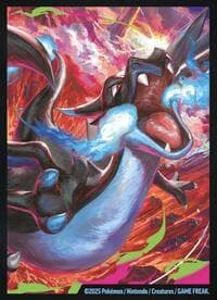 Pokemon TCG: Ultra Premium Collection Card Sleeves - Mega Charizard X (65-Pack) - Pokemon International Card Sleeves - Card Sleeves card