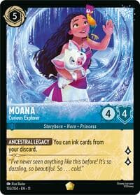 Moana - Curious Explorer - Winterspell - Disney Lorcana card