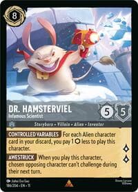 Dr. Hamsterviel - Infamous Scientist - Winterspell - Disney Lorcana card