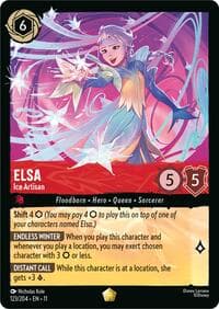 Elsa - Ice Artisan - Winterspell - Disney Lorcana card