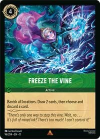 Freeze the Vine - Winterspell - Disney Lorcana card
