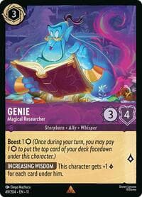 Genie - Magical Researcher - Winterspell - Disney Lorcana card