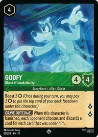 Goofy - Ghost of Jacob Marley - Winterspell - Disney Lorcana card