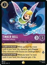 Tinker Bell - Snowflake Collector - Winterspell - Disney Lorcana card